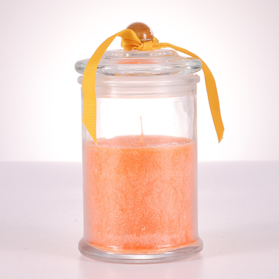 Vela perfumada del tarro de cristal con el peso de la cera 90g   Para la decoración casera