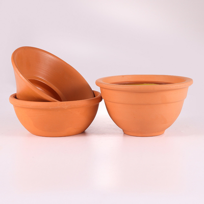 7Oz interior Clay Pot Citronella Garden Candles para los mosquitos