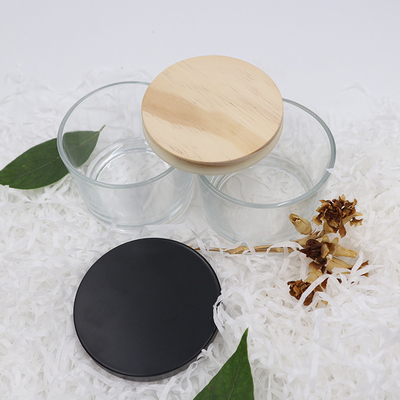 Decoración clara 11x8 de las tazas de la vela de Tealight del vidrio del hogar del aroma para las piezas centrales