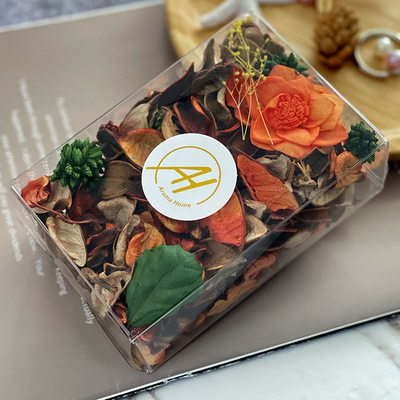 El popurrí hecho a mano del melocotón sospechó las flores para el hotel del guardarropa