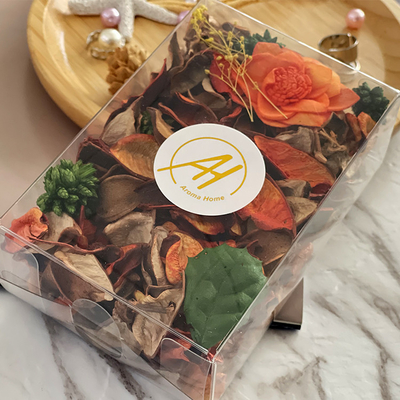 El popurrí hecho a mano del melocotón sospechó las flores para el hotel del guardarropa
