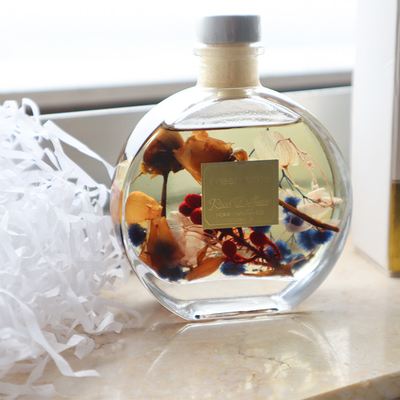 El sistema de lujo del regalo de Reed Diffuser 100ml del aroma con Brown secó la flor