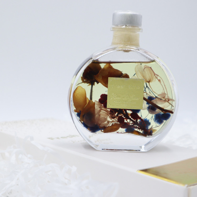 El sistema de lujo del regalo de Reed Diffuser 100ml del aroma con Brown secó la flor