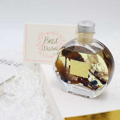 El sistema de lujo del regalo de Reed Diffuser 100ml del aroma con Brown secó la flor