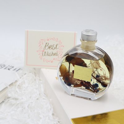 El sistema de lujo del regalo de Reed Diffuser 100ml del aroma con Brown secó la flor