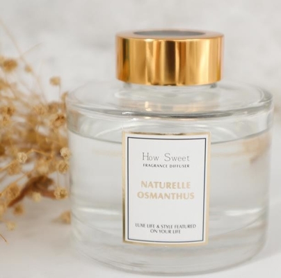Aroma Reed Diffuser 126ml alrededor del regalo de lujo de la botella fijado con la tapa del oro