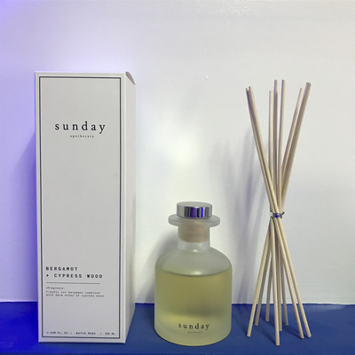 Regalo de lujo del olor de la lavanda de Reed Diffuser 126ml del aroma fijado con la tapa de la astilla