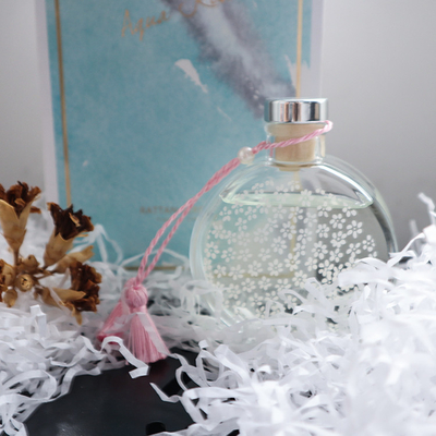 Regalo de lujo de Reed Diffuser 130ml del aroma fijado con el nudo rosado y la caja rígida