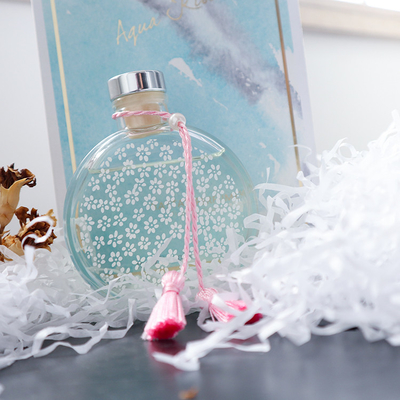 Regalo de lujo de Reed Diffuser 130ml del aroma fijado con el nudo rosado y la caja rígida