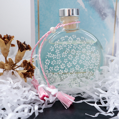 Regalo de lujo de Reed Diffuser 130ml del aroma fijado con el nudo rosado y la caja rígida
