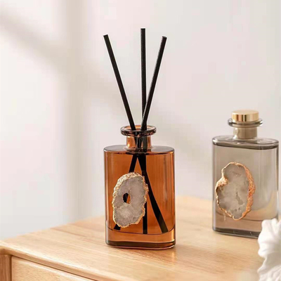 El regalo de lujo de Reed Diffuser 180ml Brown del aroma fijó con Shell Decoration blanca