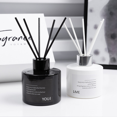 Higo blanco y negro de encargo 150mlx2 de Reed Diffuser Set Sea Salt del aroma