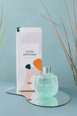 Bambú blanco de encargo de la flor de Reed Diffuser Gift Set 200ml Cocodor del aroma
