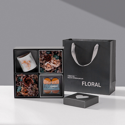 la vela decorativa del difusor de Tealight del cuarto de baño 4pk fijó el sistema casero del regalo del olor