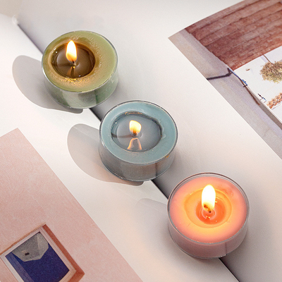 Candelero votivo perfumado colorido de Tealight para la decoración casera