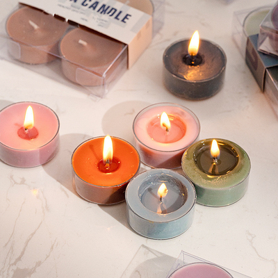 Candelero votivo perfumado colorido de Tealight para la decoración casera