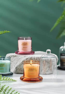 Sistemas de cristal del regalo de la vela del hogar del aroma del Aromatherapy de la bóveda
