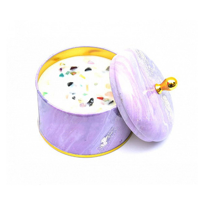 Metal perfumado hecho a mano Tin Can Candle 100ml 250ml de la cera de la soja